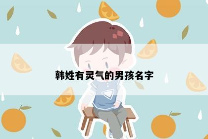 韩姓有灵气的男孩名字