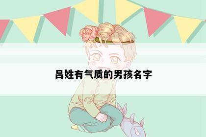 吕姓有气质的男孩名字